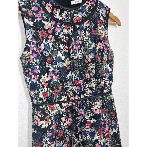 Erdem Ivana Laser cut Neoprene Dress Size 4 Floral Fit And Flare Sheer - Picture 3 of 6